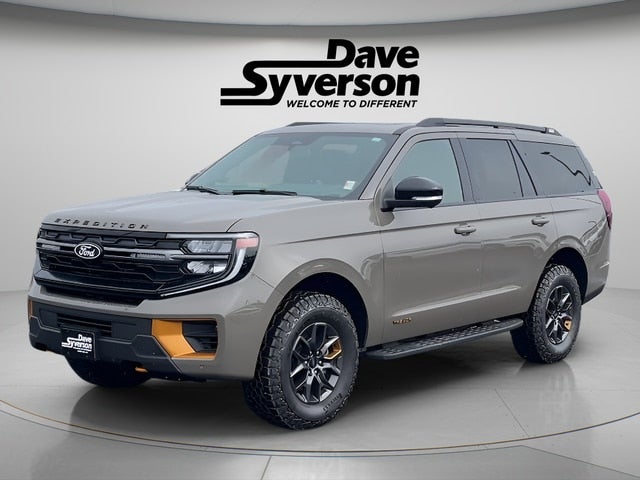 2027 Ford Expedition Tremor in Marsh Gray — front three-quarter view