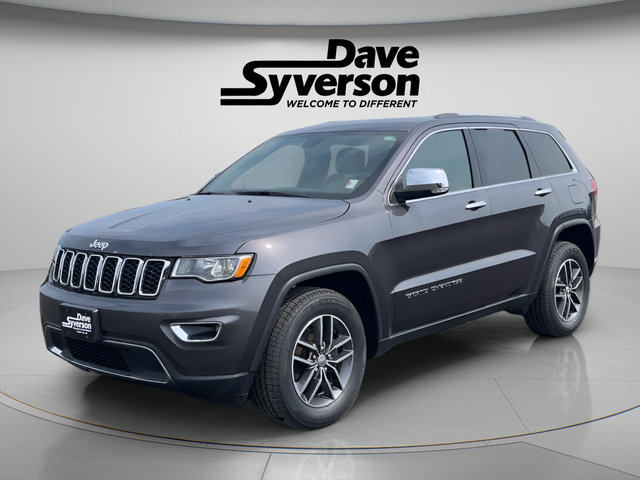 2018 Jeep Grand Cherokee Limited in Granite Crystal Metallic Clearcoat — front three-quarter view