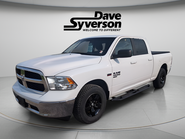 2021 RAM 1500 Classic SLT in Bright White Clearcoat — front three-quarter view