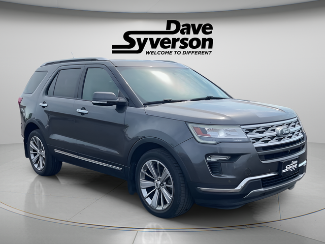 2018 Ford Explorer — rear three-quarter view