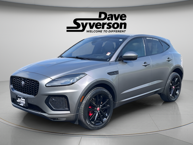 2021 Jaguar E-PACE 300 Sport in Hakuba Silver Metallic — front three-quarter view